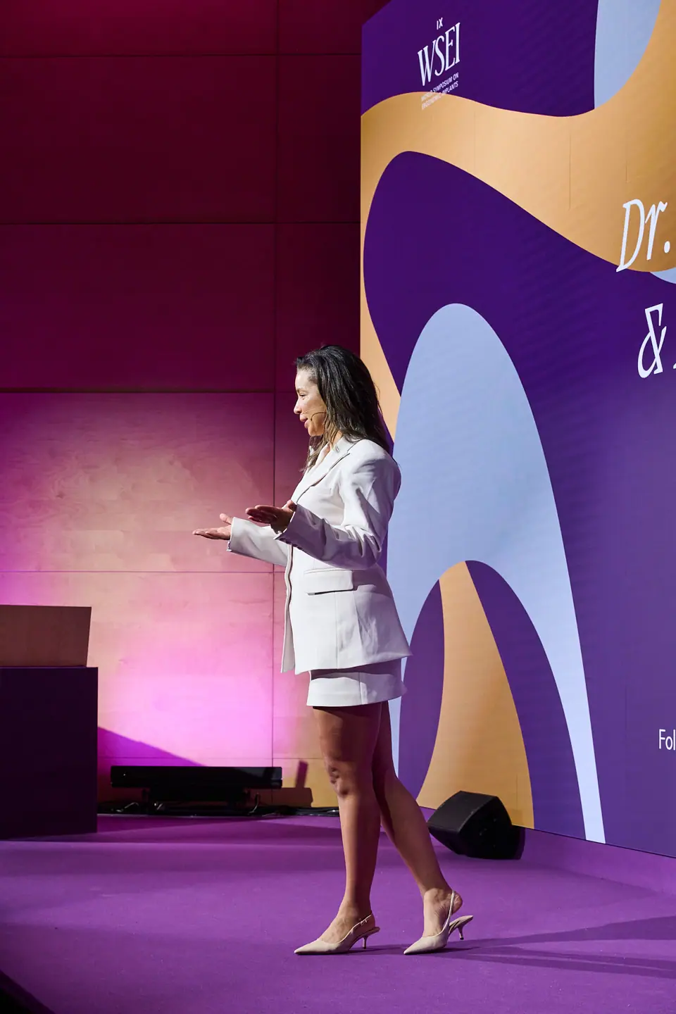 Plenaria del congreso médico internacional WSEI en Barcelona