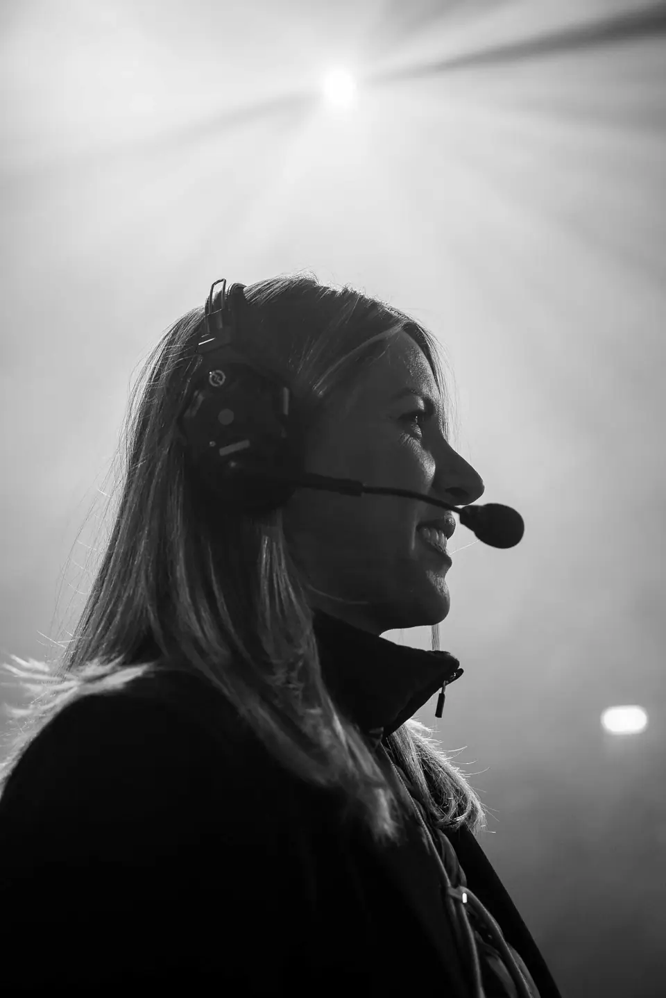 Regidora del equipo de MC Group durante un evento