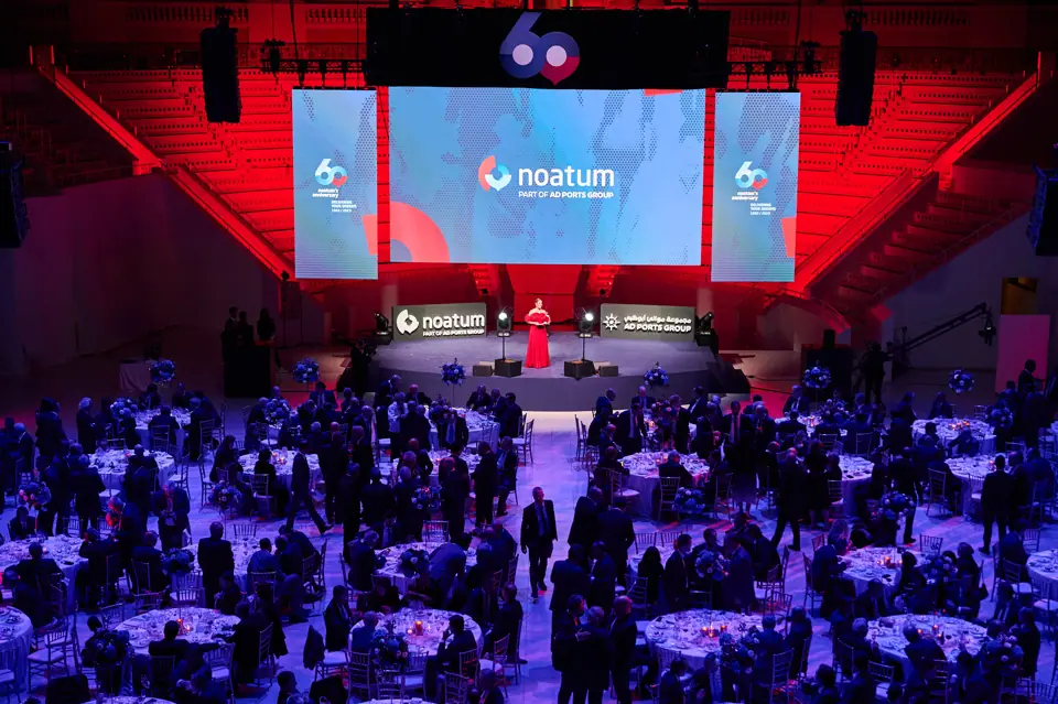 Cena de gala del 60 aniversario de Noatum en la Sala Oval del MNAC